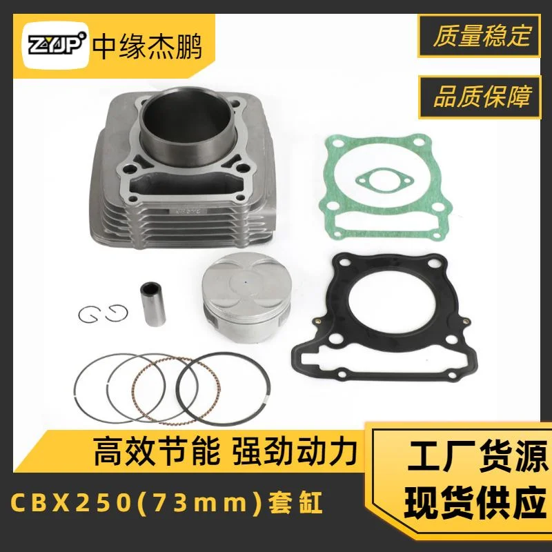 摩托车气缸套件 适用HondaCBX250气缸TwisterXR250套缸活塞垫片环
