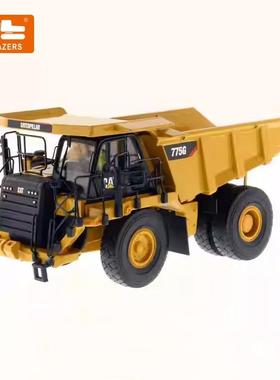 适用1:50卡特775G越野载重车合金工程车模型85909