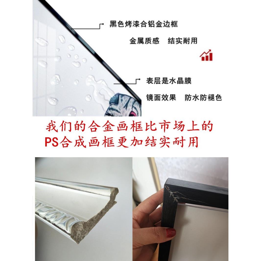 XXP4餐厅厨房电表箱装饰画遮挡配电箱电闸盒水果图酒杯组合套装免