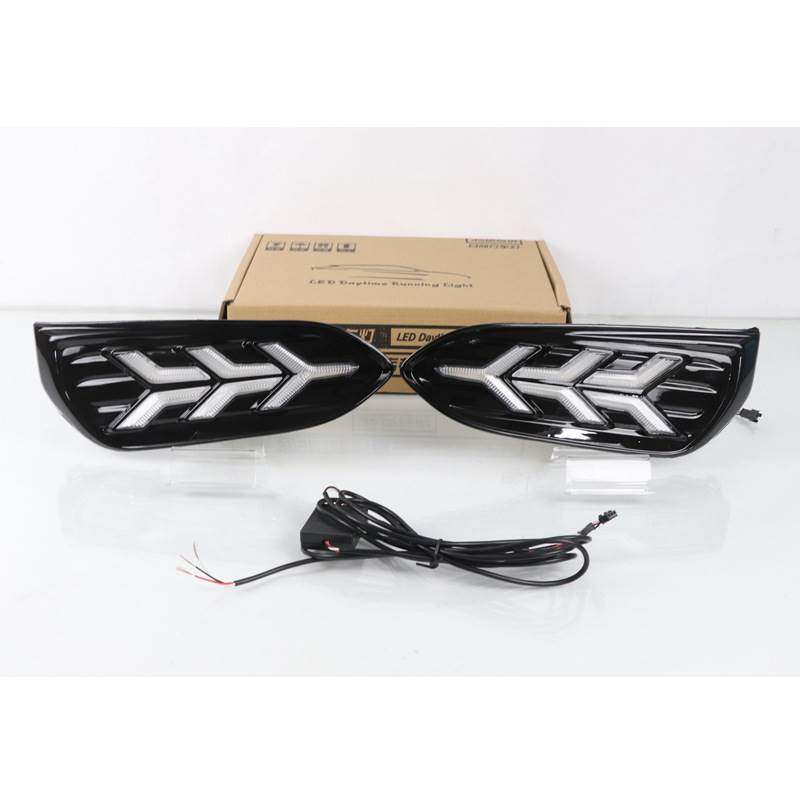 适用于20款本田冠道日行灯改装新冠道专用前雾灯LED日间行车灯