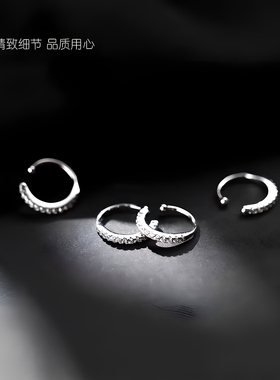 无耳洞排钻耳夹女学生耳钉气质韩版简约网红ins个性耳骨夹耳饰品