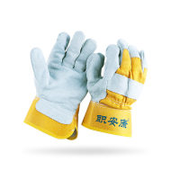 An toàn và sức khỏe nghề nghiệp Găng tay hàn da bò Chịu nhiệt độ cao, chống bỏng, mềm và dày Găng tay bảo hộ cách điện hàn cho thợ hàn bao tay chịu nhiệt