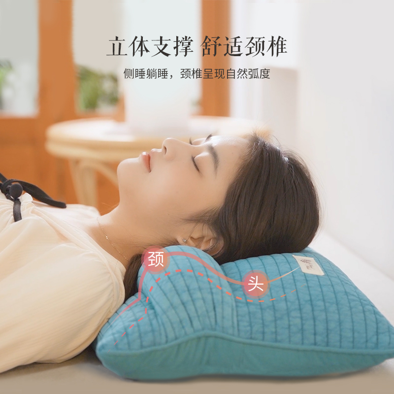 荞麦枕头小米壳软枕芯助睡眠硬枕