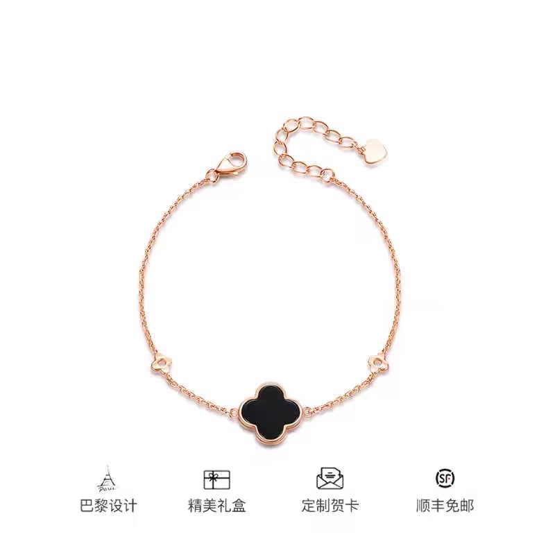 轻奢高级感四叶草手链女款项链手饰老婆生日送女朋友礼物情人节