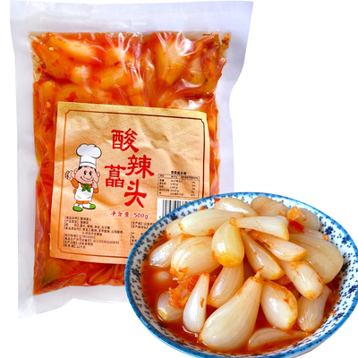 云南酸辣藠头下饭菜调料小袋包装