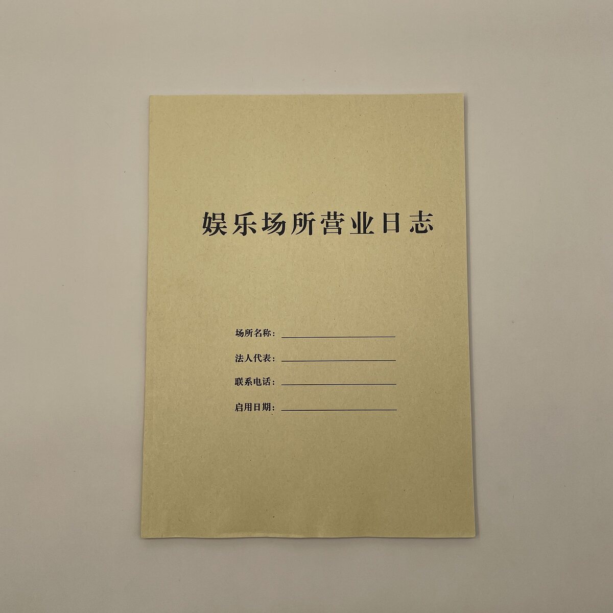 娱乐场所营业日志安全隐患记录表