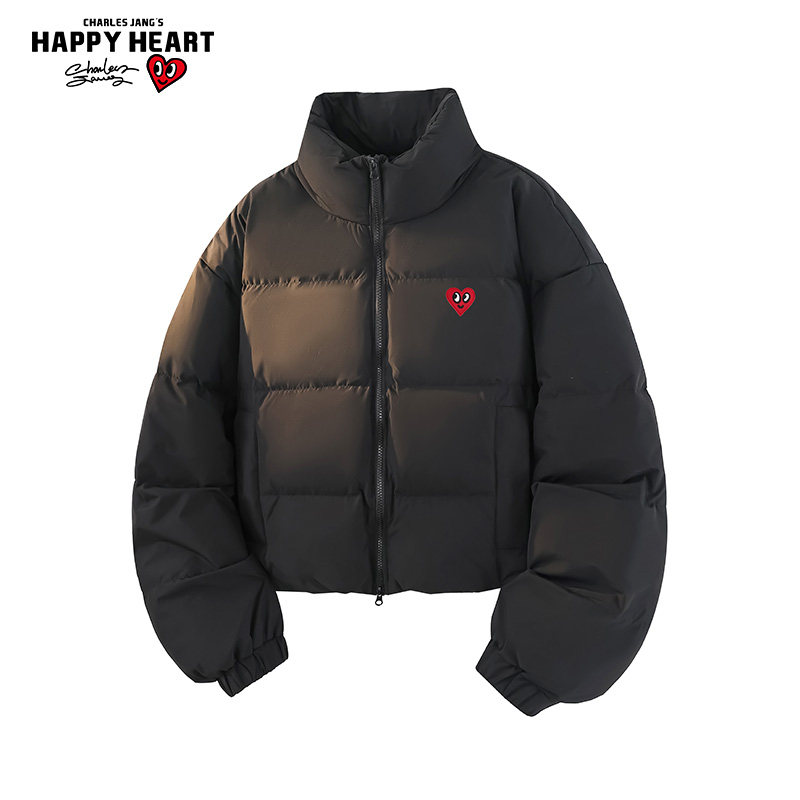 查尔斯桃心特氟龙三防短款90绒羽绒服女冬季新款耐磨保暖立领外套,男装,羽绒服,淘宝优惠券,粉丝福利购,淘宝优惠卷