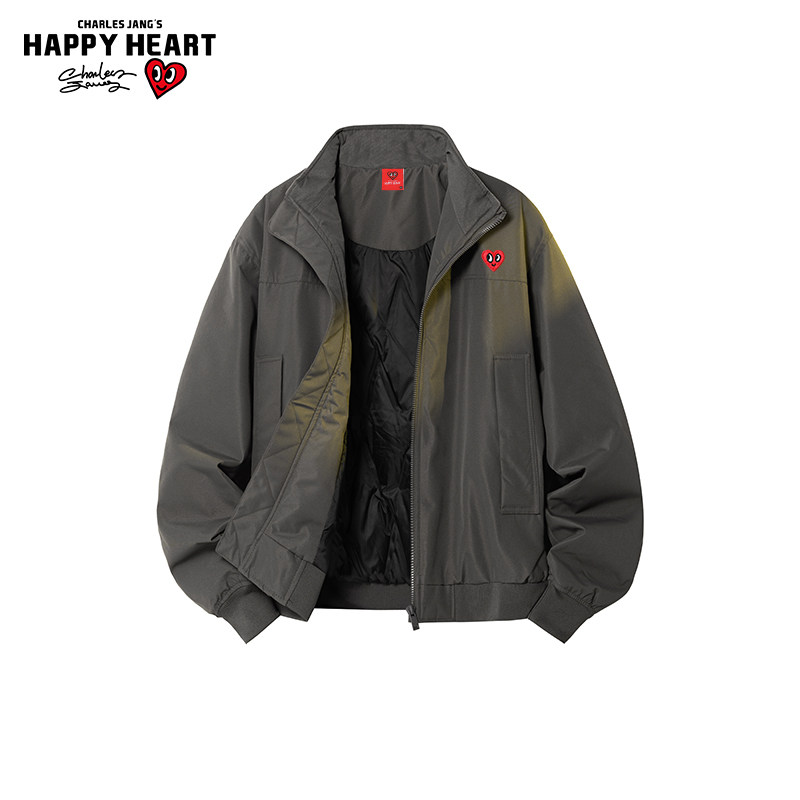 查尔斯桃心 羽绒服男冬季褶皱2025新款防寒保暖防风立领轻薄外套,男装,羽绒服,淘宝优惠券,粉丝福利购,淘宝优惠卷