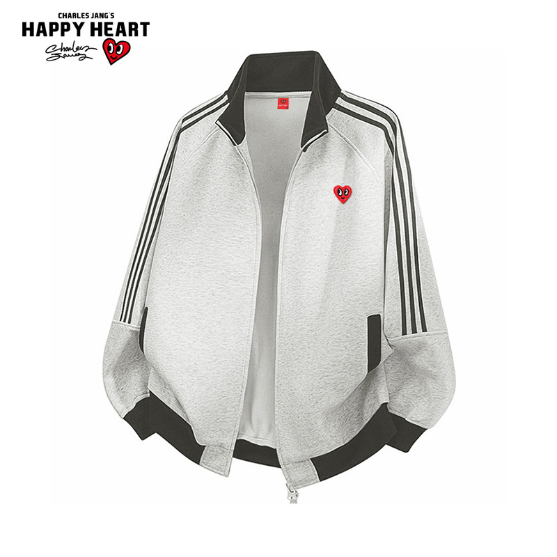 查尔斯桃心美式运动条纹卫衣男女春秋季新款百搭宽松休闲外套上衣,男装,卫衣,淘宝优惠券,粉丝福利购,淘宝优惠卷