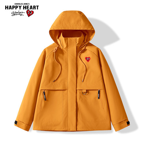 查尔斯桃心爱心户外冲锋衣