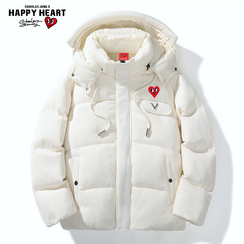 查尔斯桃心 90白鸭绒羽绒服男2025冬季加厚保暖御寒可脱卸帽外套,男装,羽绒服,淘宝优惠券,粉丝福利购,淘宝优惠卷