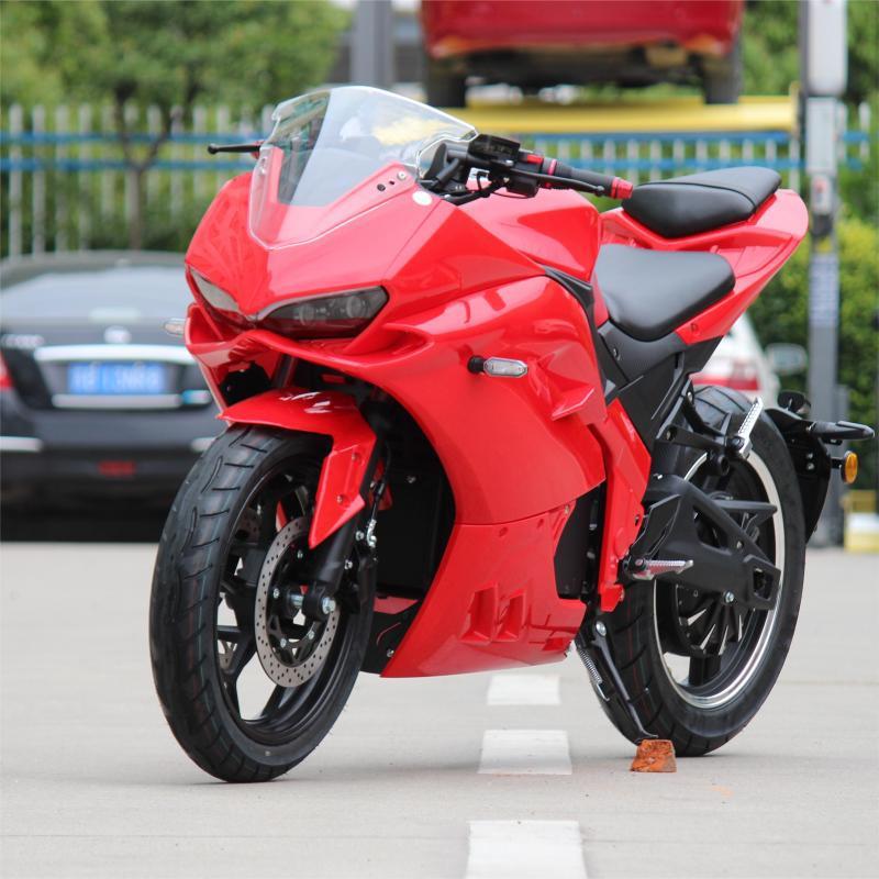 俄罗斯Ducati蛟龙型电动摩托车跑车机车两轮电摩成人高速趴赛