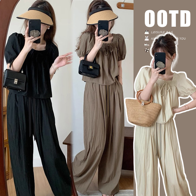 時尚套裝寬松舒適減齡休閑孕婦裝