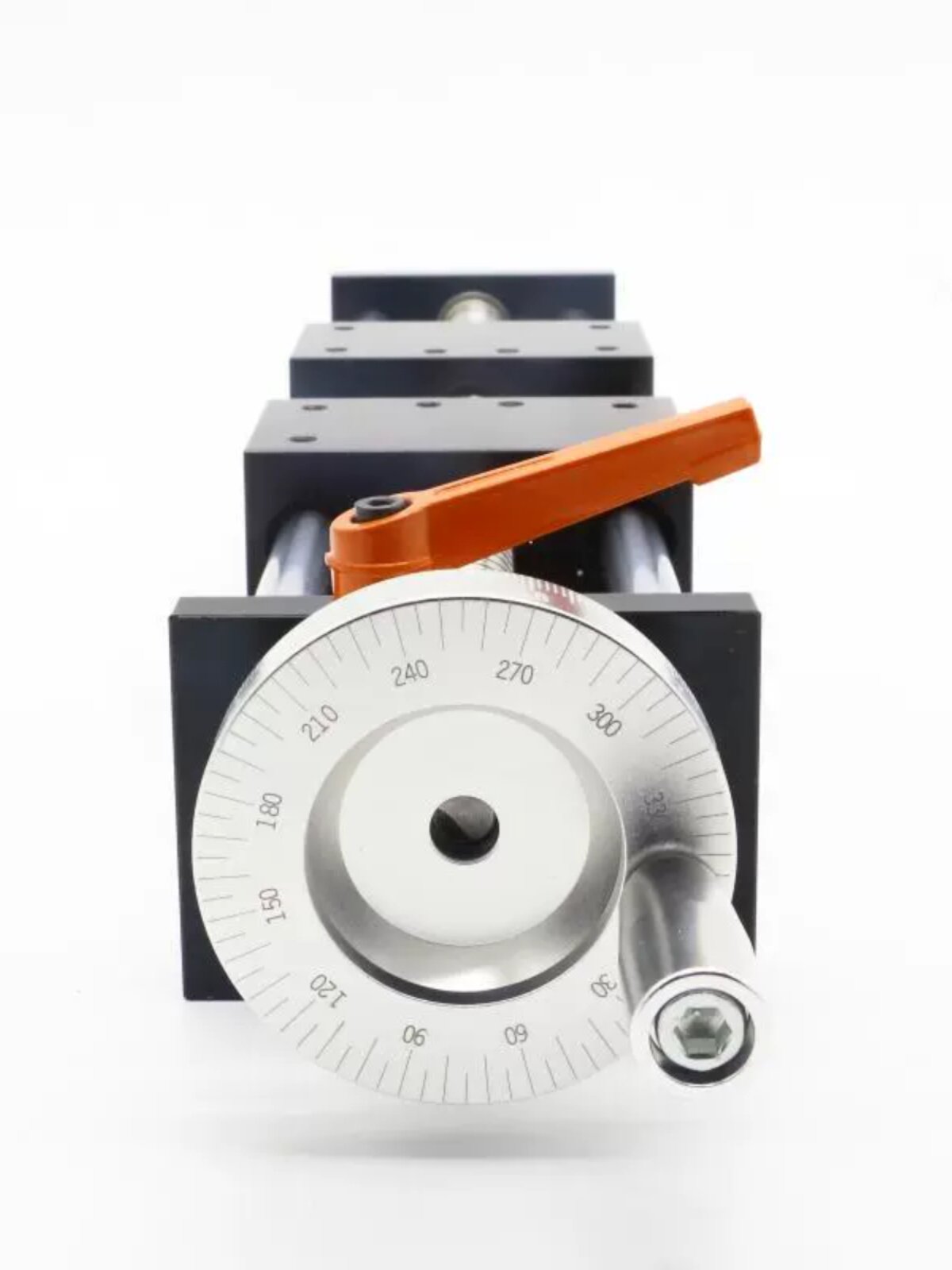 슬라이드 모듈 앞뒤 톱니 볼 스크류 양방향 이중 슬라이더 정밀 레이저 스케일 핸드휠 수동 리니어 가이드