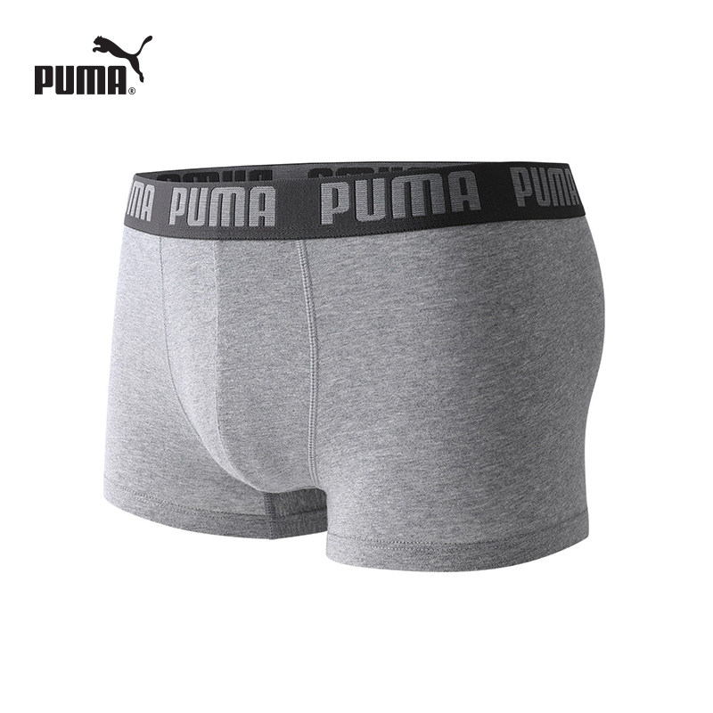 PUMA彪马男士平角内裤纯棉柔软运动休闲吸汗透气四角短裤衩1条装,女士内衣/男士内衣/家居服,男平角内裤,淘宝优惠券,粉丝福利购,淘宝优惠卷