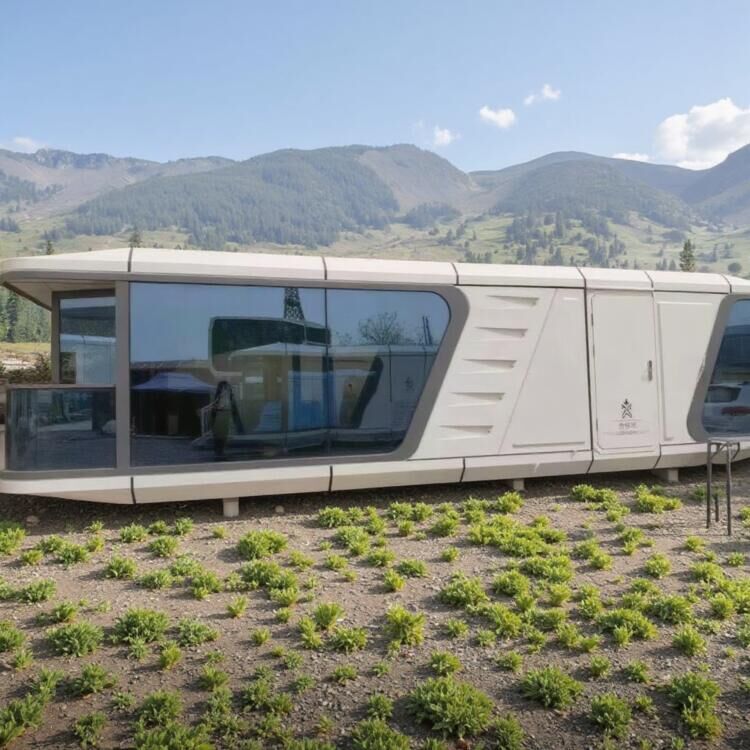 太空舱民宿可移动式带厨房豪华模块化胶囊住宅的预制胶囊酒店
