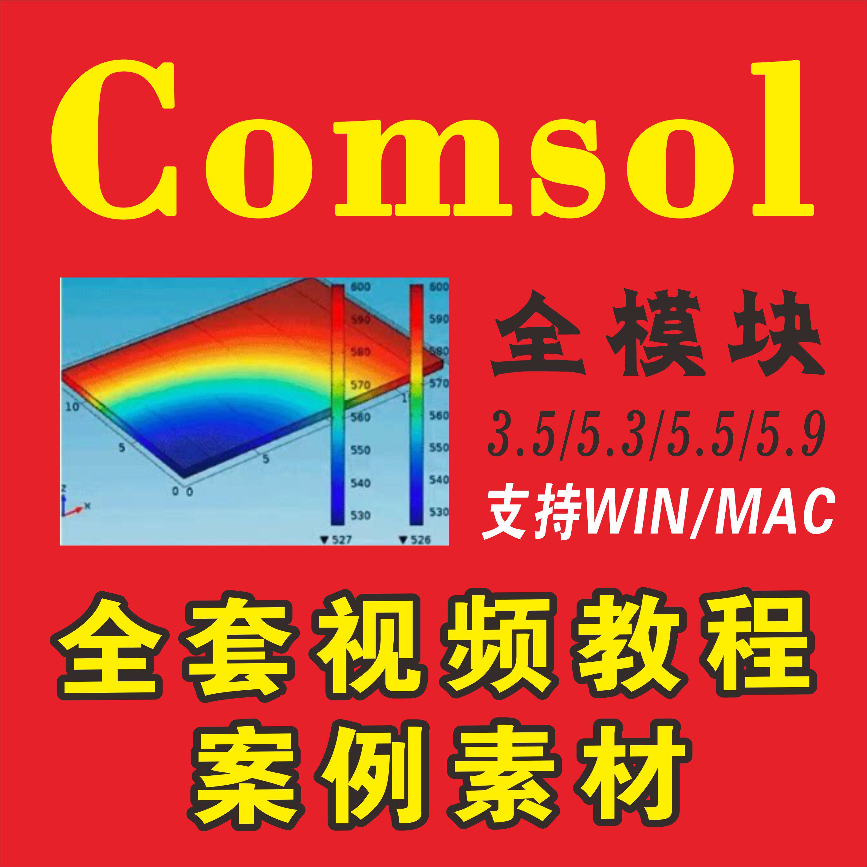 COMSOL软件6.4-6.3-6.2-5.6-5.5-5.4-3.5win-mac6.2远程安装教程