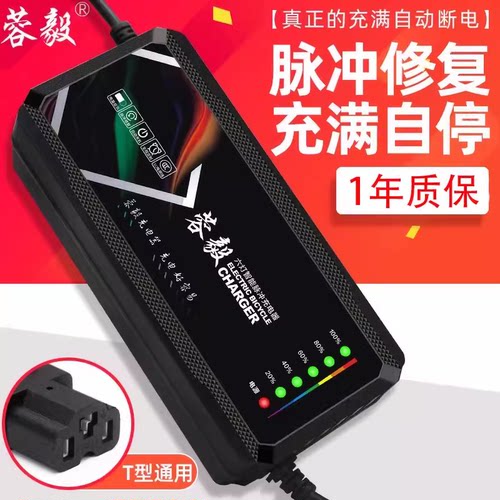 自动断电充电器96V80V84V20AH