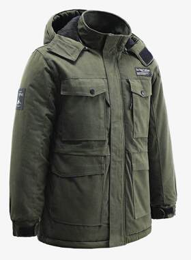 户外棉衣男式突击棉衣工作服棉衣劳保制服棉衣冬季加厚防寒防风保
