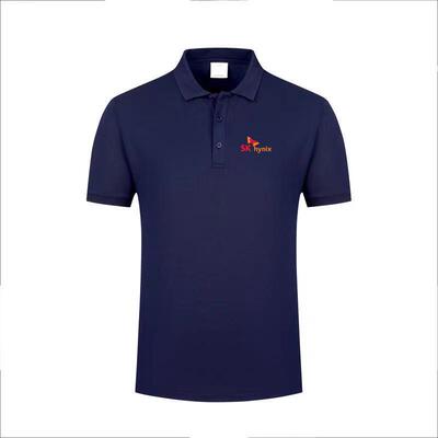 韩国Hynix 海力士芯片半导体周边POLO衫男女短袖T恤工作服可定制