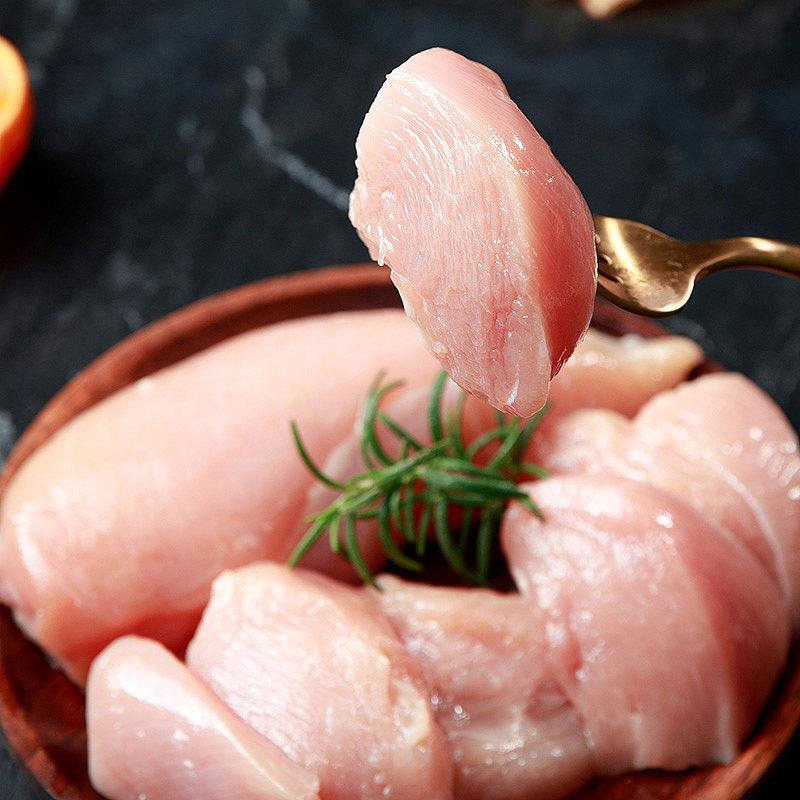 好邦鸡胸肉空气炸锅小吃新鲜冷冻鸡大胸halal chicken breast 1kg