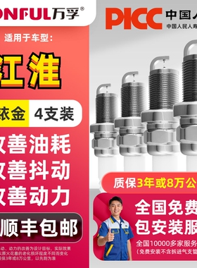 江淮瑞风S3 S5 S7和悦宾悦M2/M4/M3原装M5原厂适配双铱金火花塞