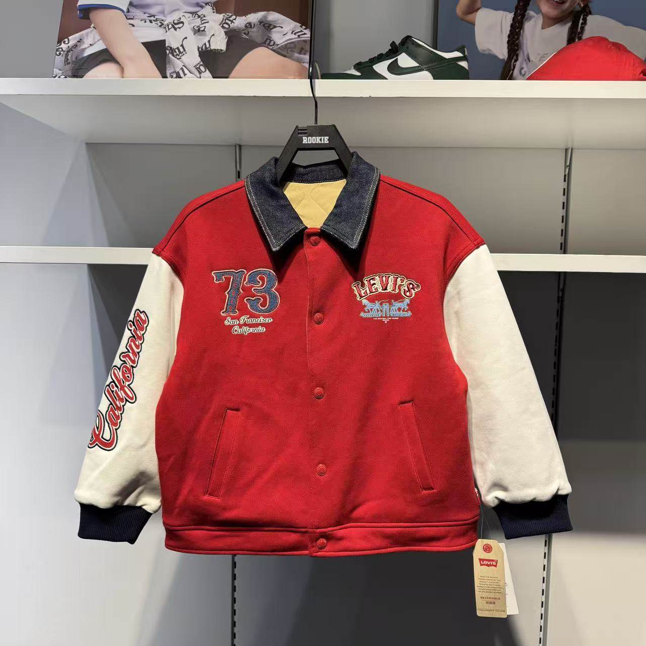 Levi's李维斯26年男女新年款时尚百搭双面穿棉服外套LV2612029,童装/婴儿装/亲子装,棉袄/棉服,淘宝优惠券,粉丝福利购,淘宝优惠卷