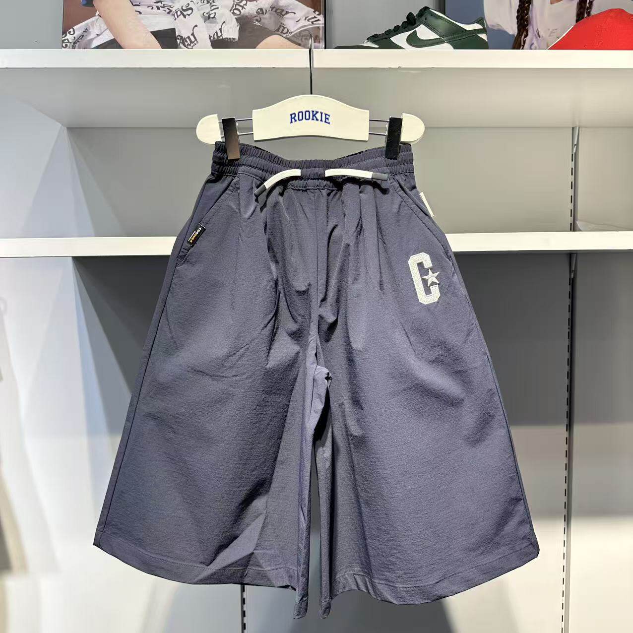 Converse匡威童装26夏男女运动休闲松紧腰带宽松长裤CV2622064