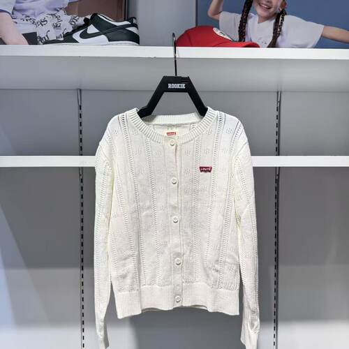 Levi's李维斯正品26年秋款女童舒适百搭针织开衫外套LV2632307