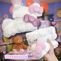 Must-visit! Export kitty cat ears, face wash, hair band, bow, fluffy headband, makeup, mask, hair tie thumbnail 3