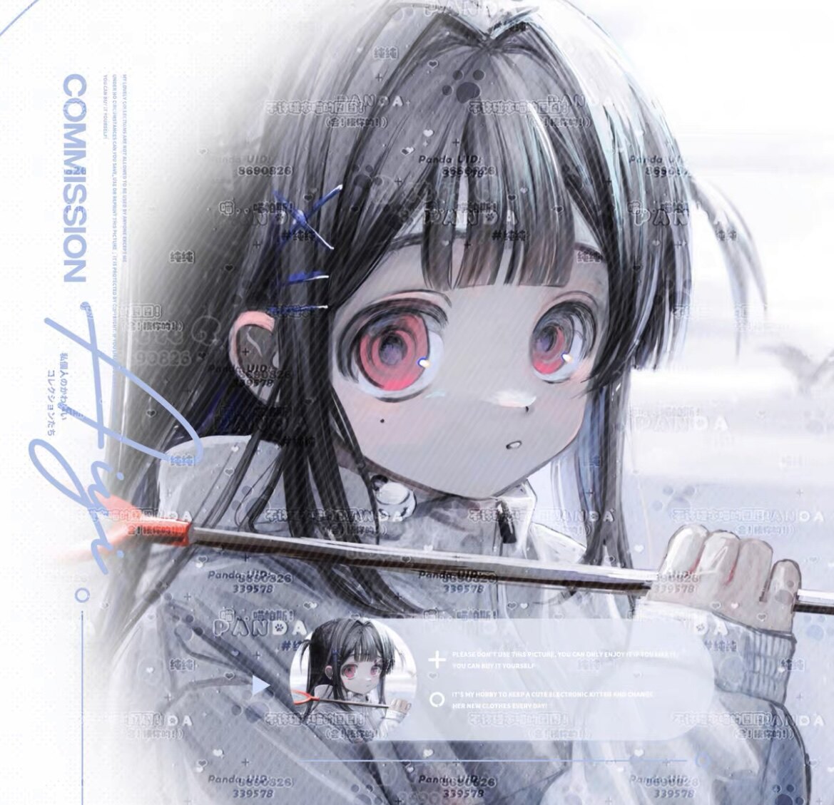 原创头像 女头漫头 可爱头像 少女头像 日漫