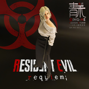 青禾衣舍新品 生化9格蕾丝cos套装 QH-RE-001 1/6女兵人服装包