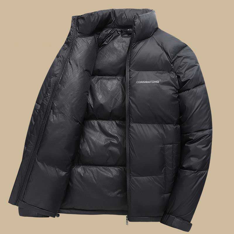 轻奢棉服立领加厚2025冬季时尚帅气外套短款商务棉衣男士棉袄上衣