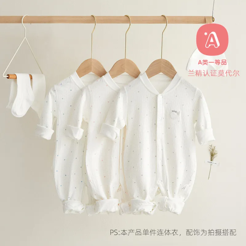 婴儿连体衣秋季儿童睡衣男女宝宝长袖哈衣小孩宝宝衣服新生儿衣服
