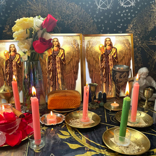 大天使亚列尔画像照片丰盛财富女神挂画祭坛画灵气空间装饰Ariel