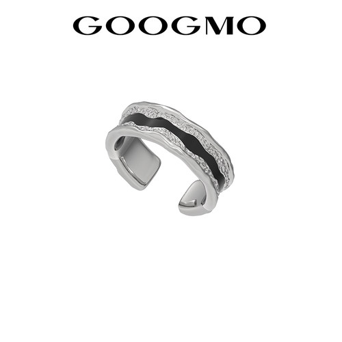 纯银情侣对戒GOOGMO时尚