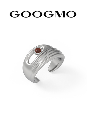 【李斯丹妮同款】GOOGMO拂扇系列可调节食指戒时尚小众设计戒指女