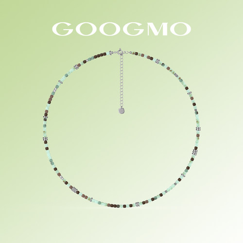 【吴磊同款】GOOGMO绿镜系列轻奢复古小众设计感项链串珠锁骨链女