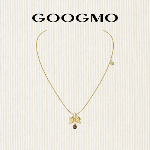 虎眼石毛衣链GOOGMO吊坠