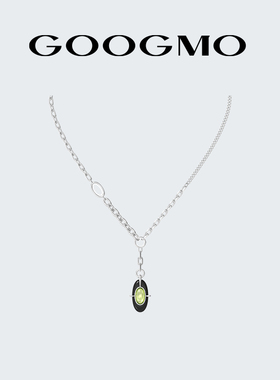 GOOGMO微光系列复古时尚黑玛瑙项链小众设计锁骨链女款2025新款潮