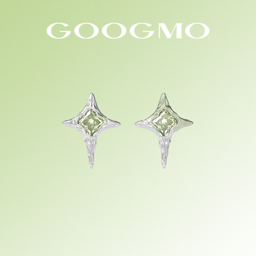 微光耳钉GOOGMOS925银女