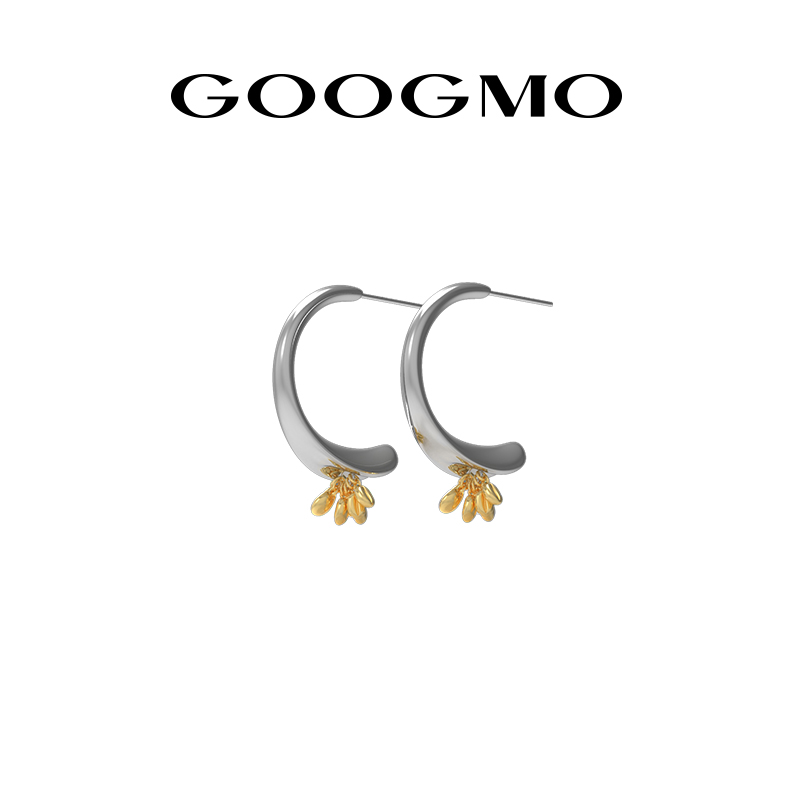 咖啡豆耳环GOOGMO原创女
