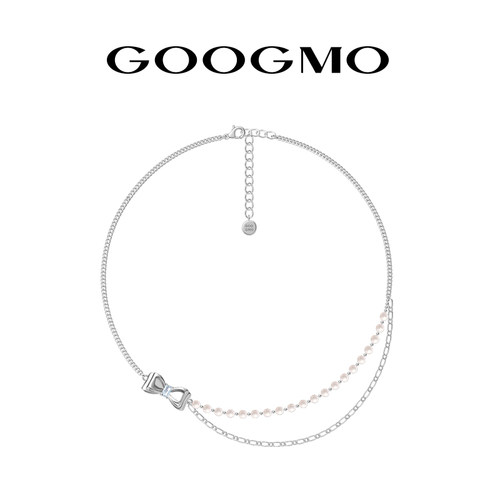 GOOGMO铃兰珍珠女锁骨链