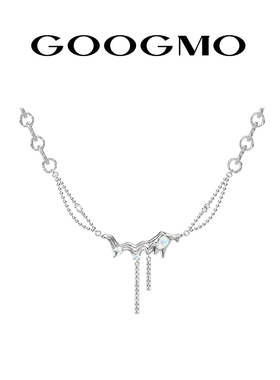 GOOGMO估莫拾光系列欧泊项链女原创设计感小众轻奢锁骨链冷淡风