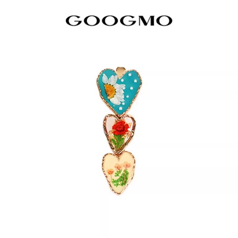 googmo新款甜美风饱和三片发饰