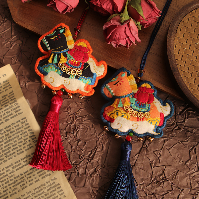 趣味马年刺绣生肖DIY材料包