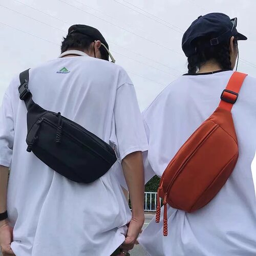 简约男女士斜挎包颜色随机发