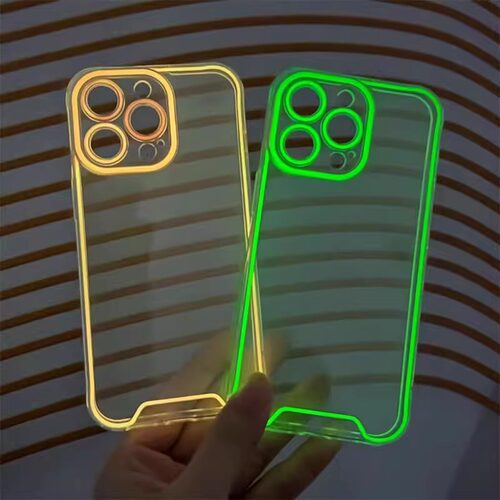 适用苹果16手机壳夜光iPhone15pro保护套14超薄防摔16plus新款个性创意简约透明12promax网红潮牌13pro情侣款