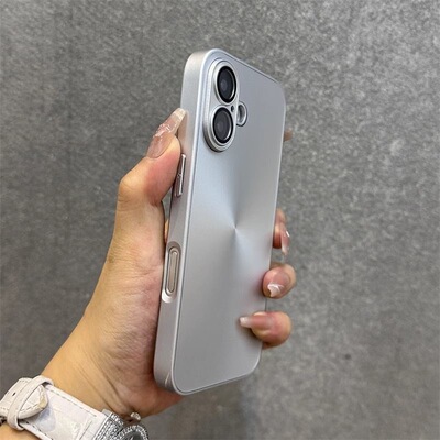极光CD纹适用苹果16promax手机壳新款iphone15男女保护套14全包镜头13亚克力防摔12硅胶软边11硬壳plus磨砂壳