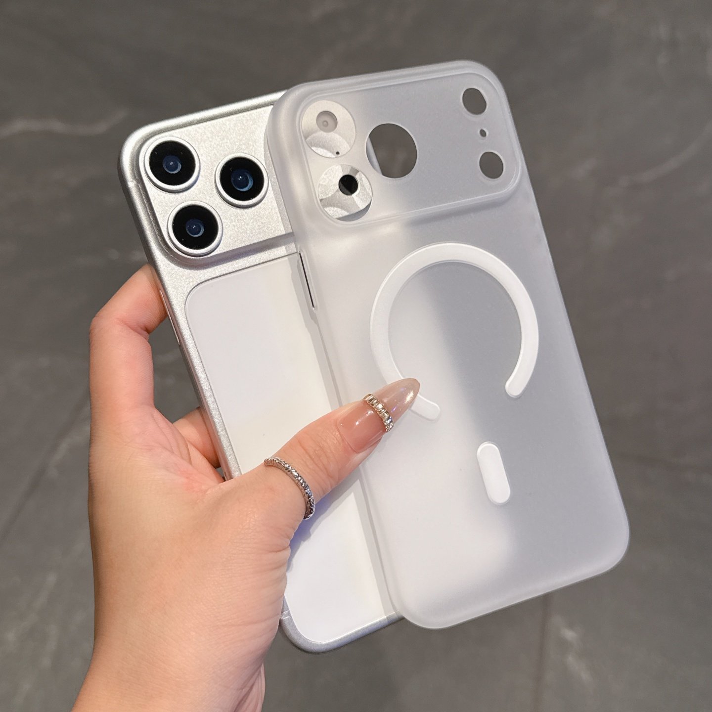 全包AI超薄TPU软壳适用苹果17promax手机壳新款iPhone17半透明磨砂16pro磁吸15镜头全包14防摔防指纹13保护套